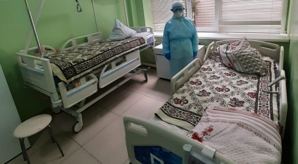 Реанимация городской инфекционной больницы Алматы  получила 10 современных кроватей
