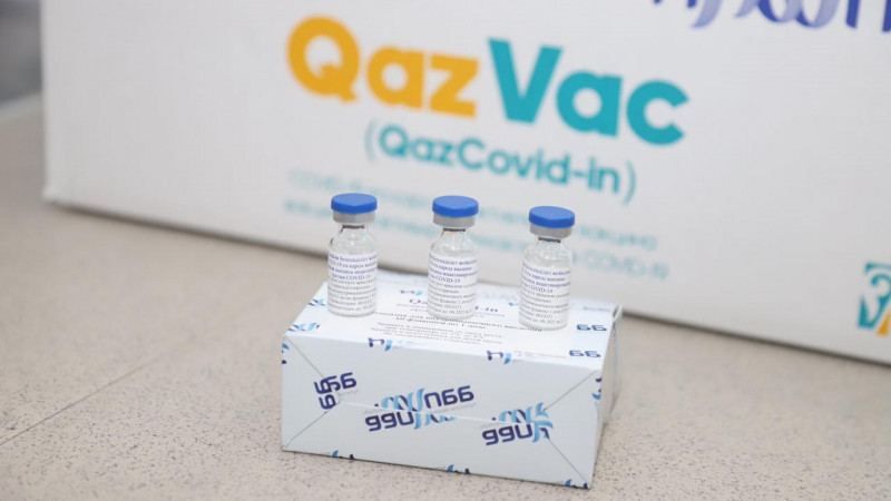 Отандық "QazVac" вакцинасының алғашқы партиясы дайын 