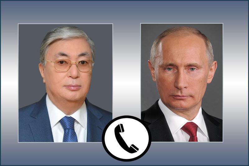 Қазақстан Президенті Владимир Путинмен телефон арқылы сөйлесті  