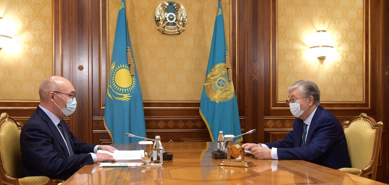 Касым-Жомарт Токаев принял главу агентства по стратегическому планированию и реформам Кайрата Келимбетова