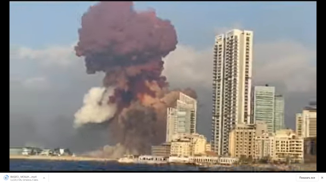 Бейруттағы жарылыстан консул жеңіл жарақат алды (Видео) 