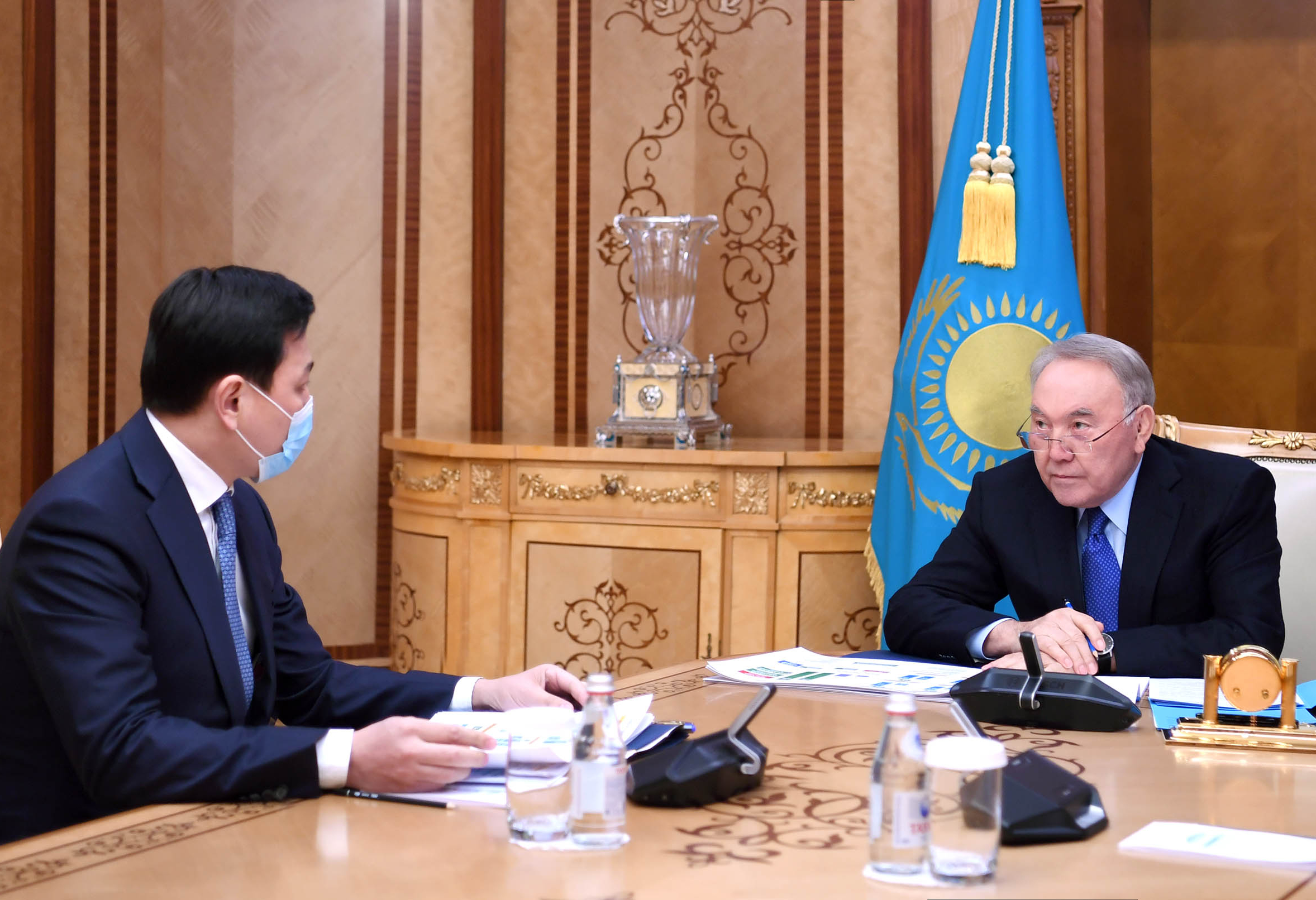 Алтай Кульгинов рассказал Нурсултану Назарбаеву о мерах по поддержке МСБ  столицы