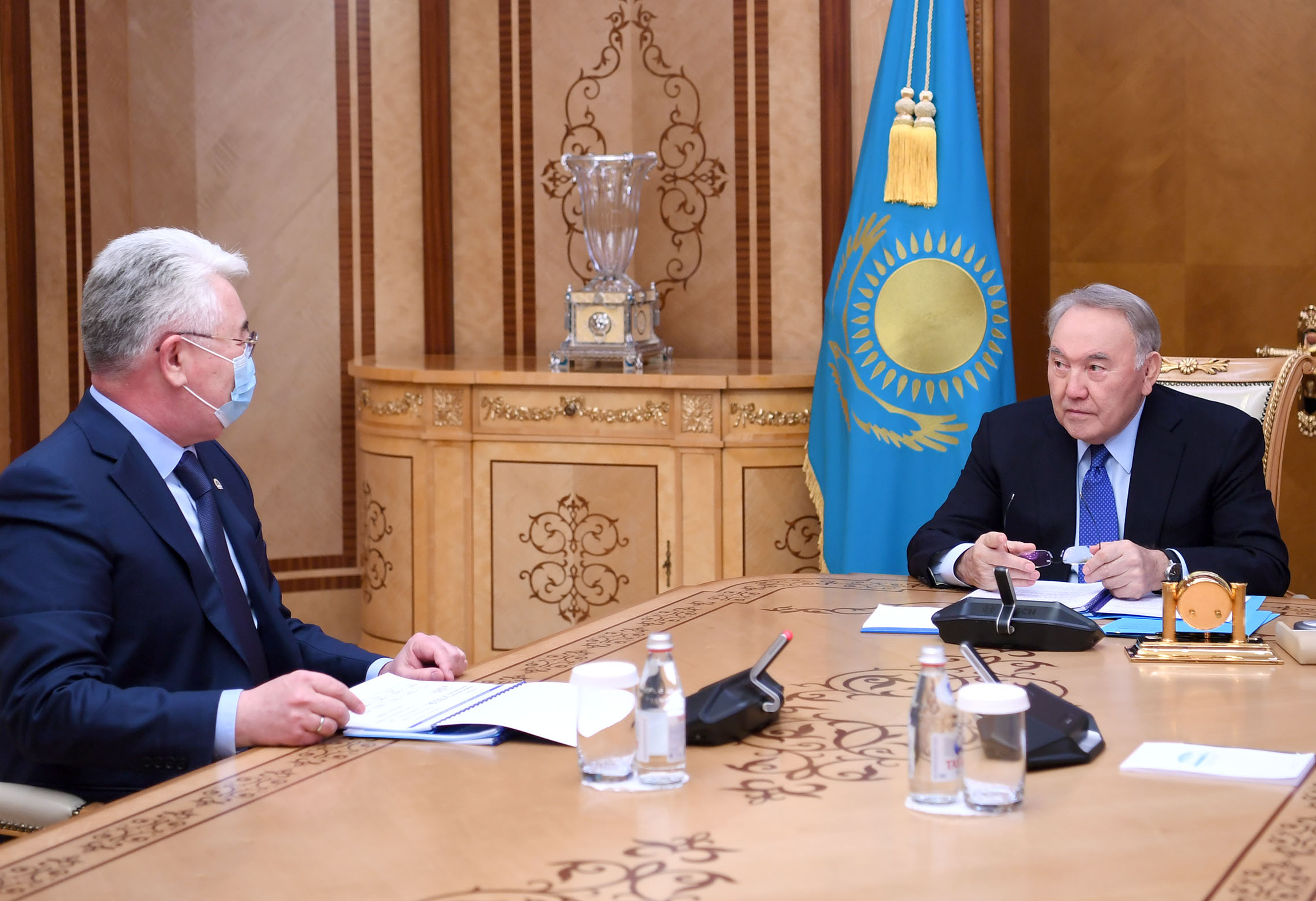 Глава мининдустрии проинформировал Нурсултана Назарбаева об итогах развития промышленности 