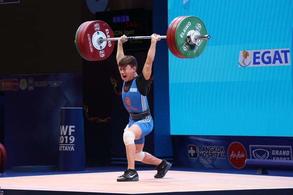 Игорь Сон ауыр атлетикадан әлемдік рейтингте екінші орынға көтерілді 