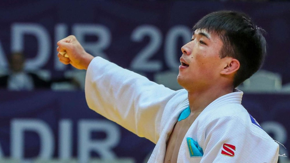 Гусман Кыргызбаев взял золото на Grand-Slam по дзюдо