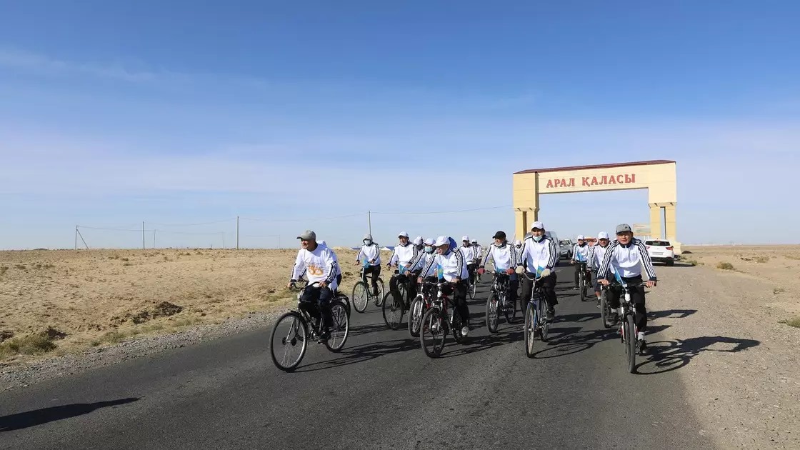 Қызылордалық 73 жастағы қария велосипедпен 500 шақырым жолды жүріп өтті 