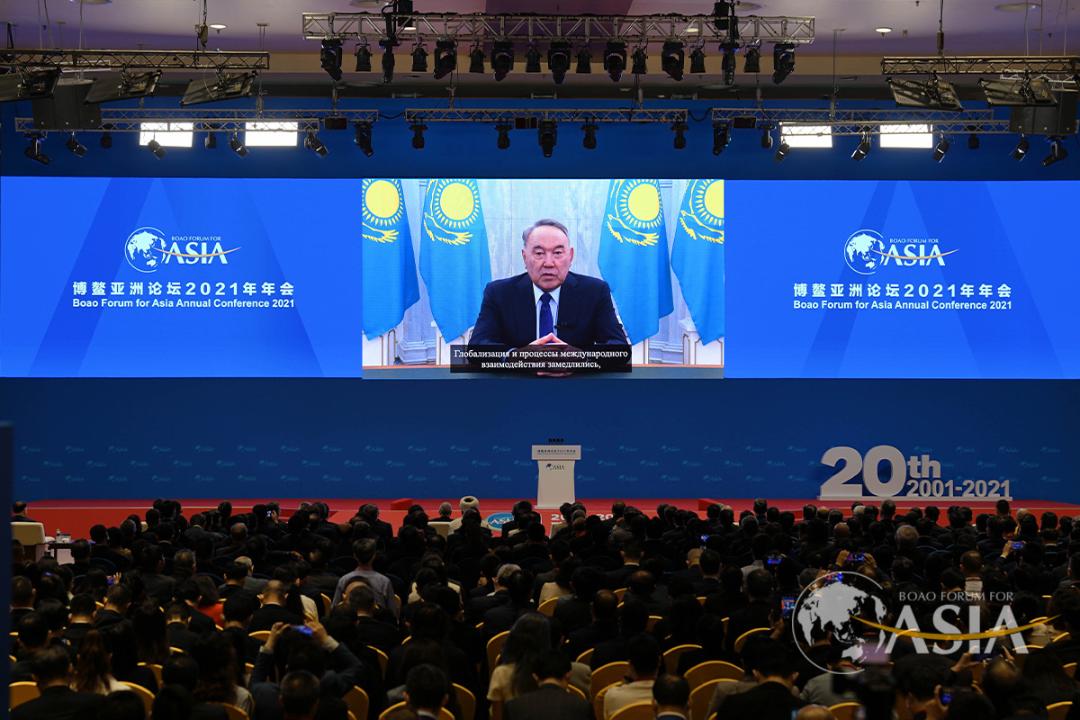 Елбасы Нұрсұлтан Назарбаев Боао азиялық форумына қатысушыларға бейнеүндеу жасады 