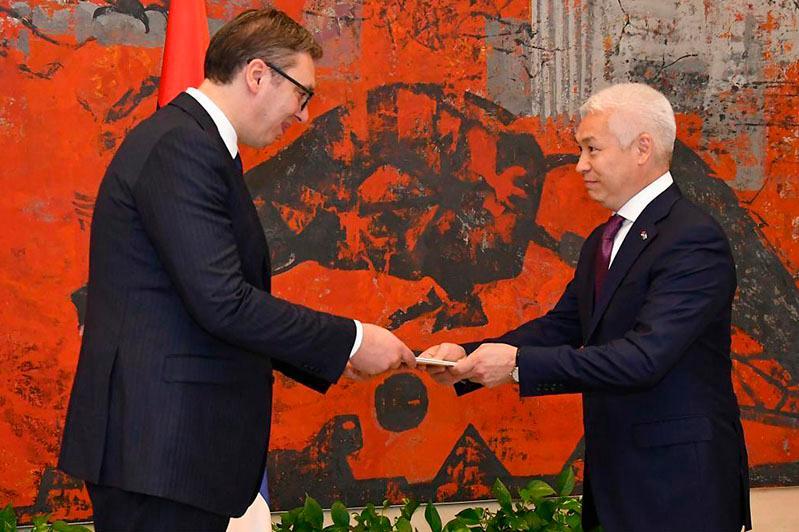 Қазақстанның Елшісі Сербия Президентіне сенім грамоталарын тапсырды  