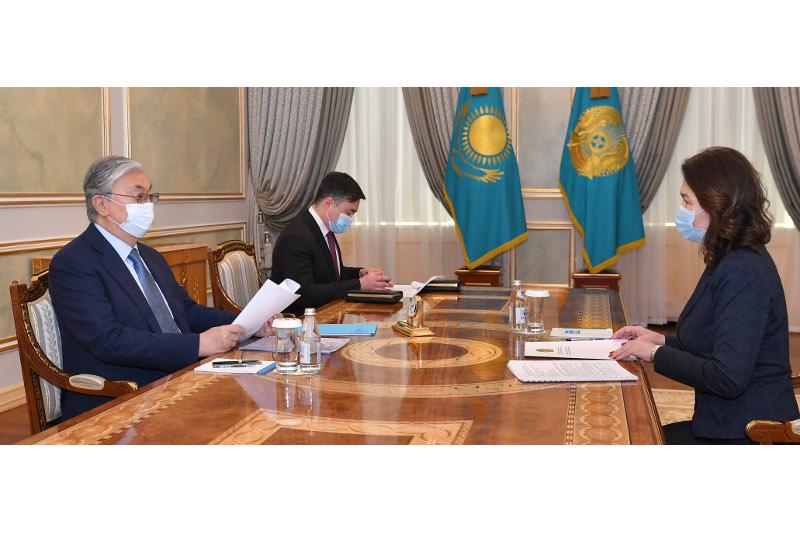 Касым-Жомарт Токаев принял председателя агентства по делам государственной службы 
