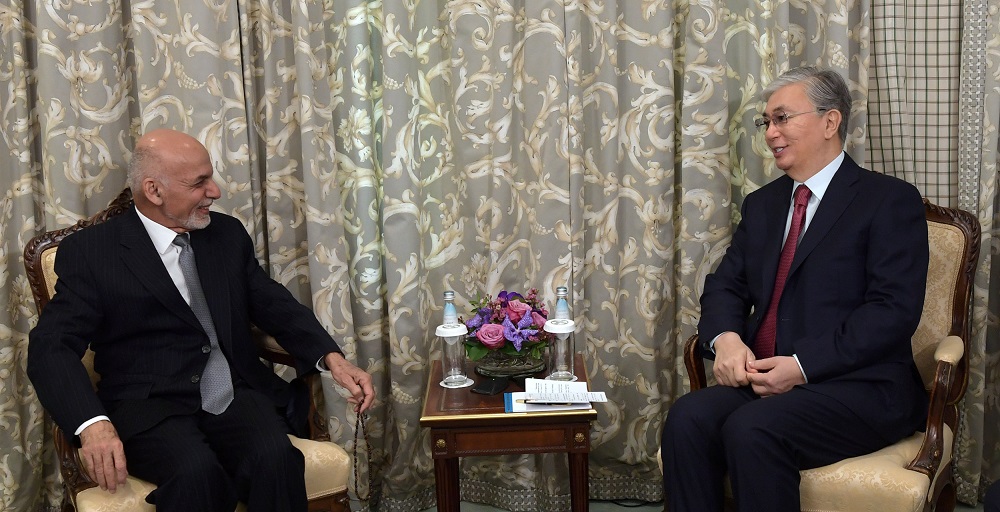 Касым-Жомарт Токаев провел встречу с президентом Афганистана Ашрафом Гани