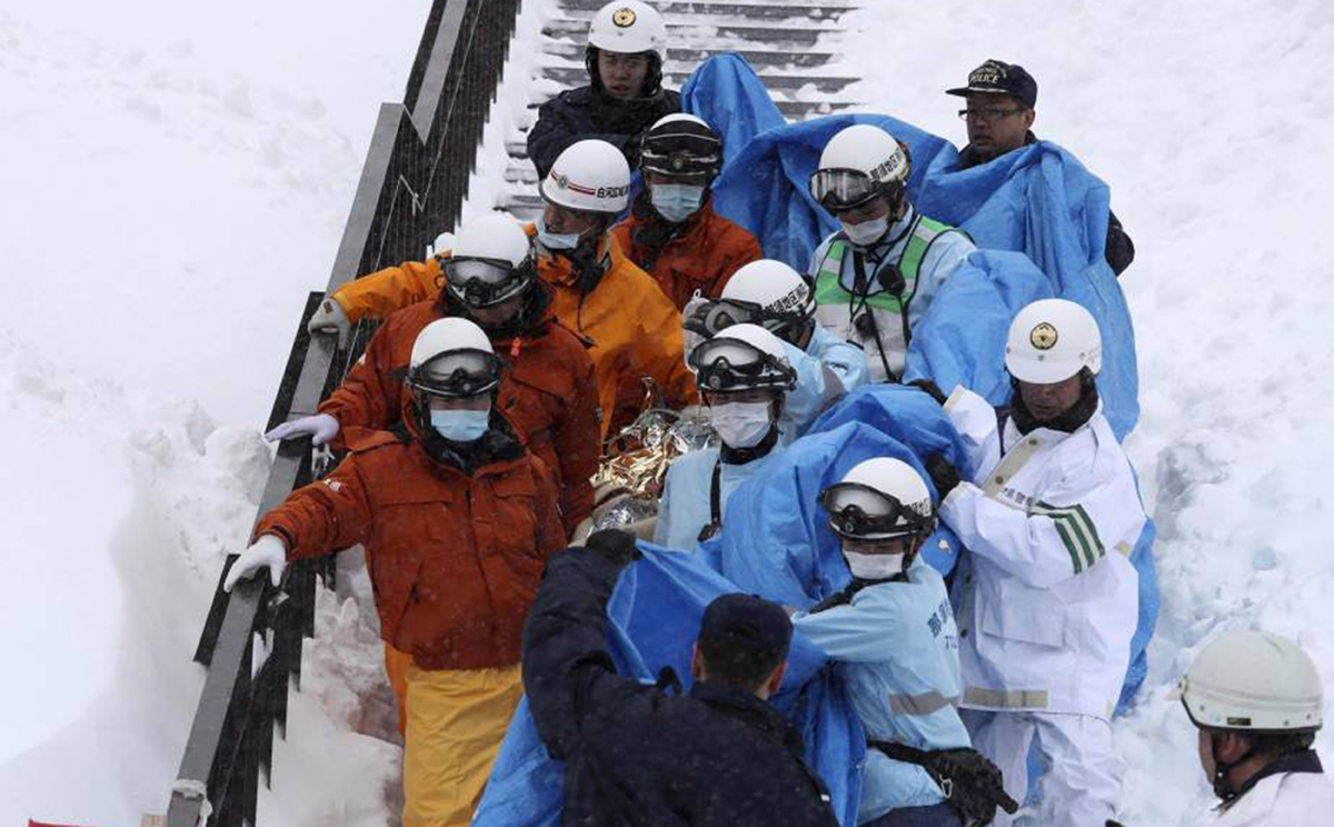 Один человек погиб из-за схода лавины в Японии