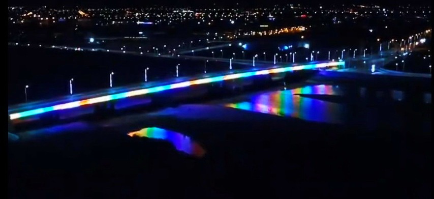 Радужный мост в Кызылорде – символ ЛГБТ?
