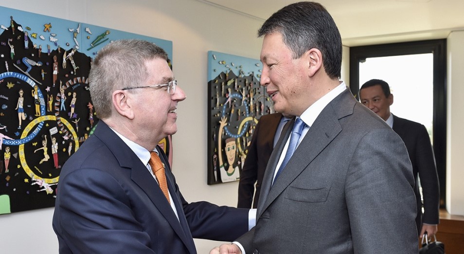Тимур Кулибаев поздравил переизбранного президента МОК Томаса Баха