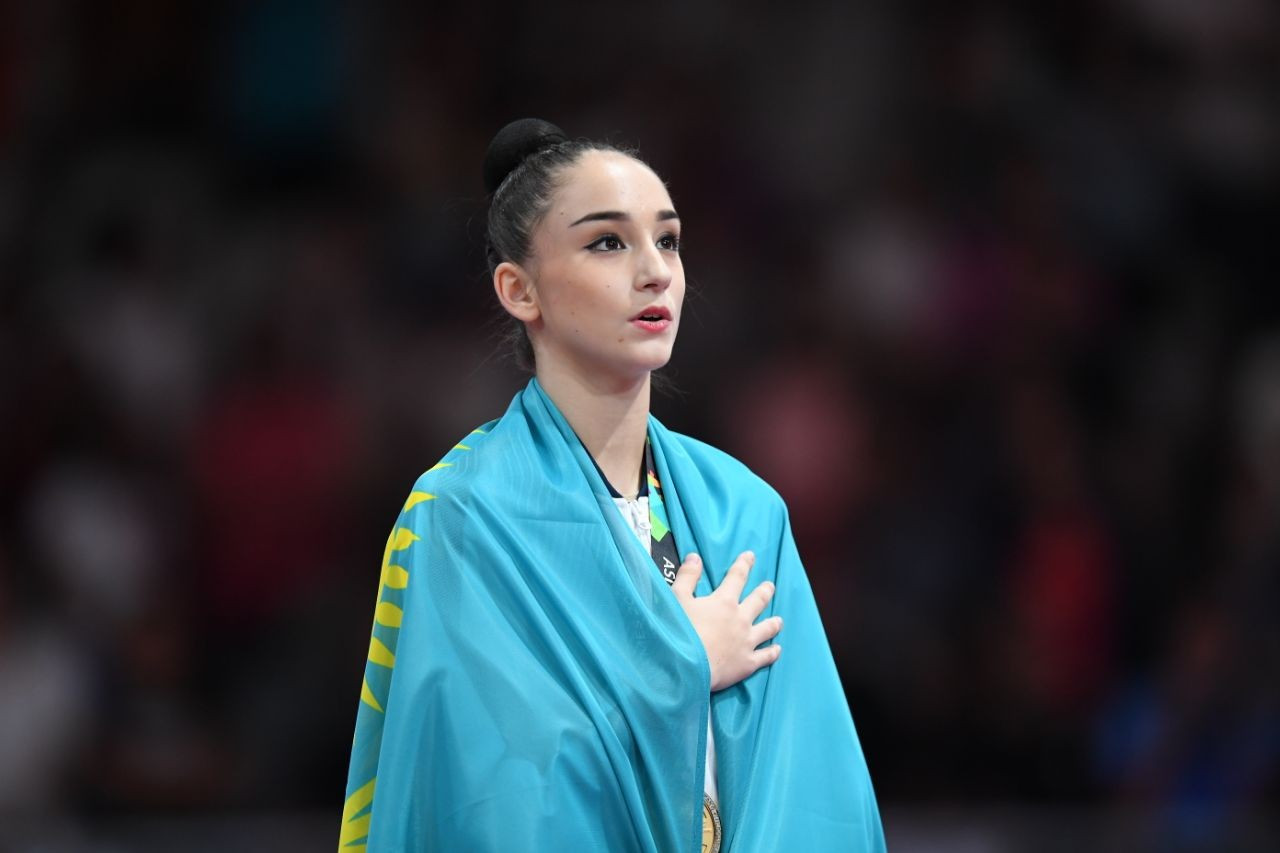 Адилханова завоевала золото чемпионата Азии по художественной гимнастике