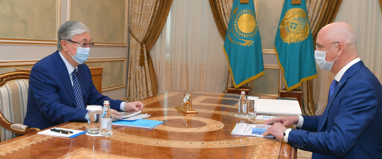 Роман Скляр рассказал главе государства о работе по развитию машиностроения в Казахстане