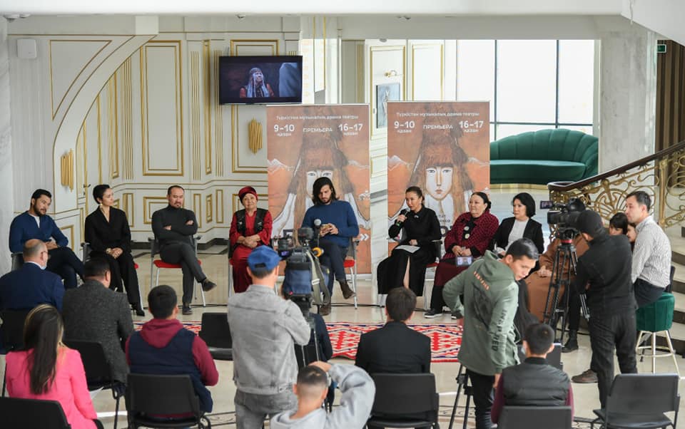 Түркістандағы жаңа театр "Бөрте" пьесасымен ашылады