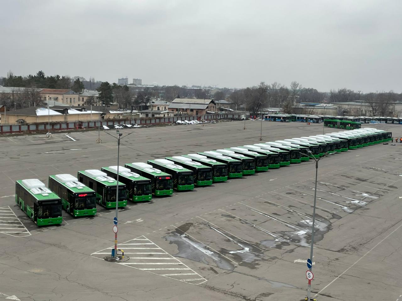 Алматының қоғамдық көлік паркі 37 жаңа автобуспен толықты