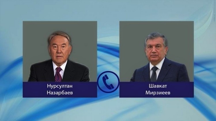 Состоялся телефонный разговор между Нурсултаном Назарбаевым и Шавкатом Мирзиёевым 