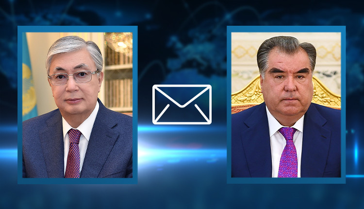 Токаев направил телеграмму президенту Таджикистана