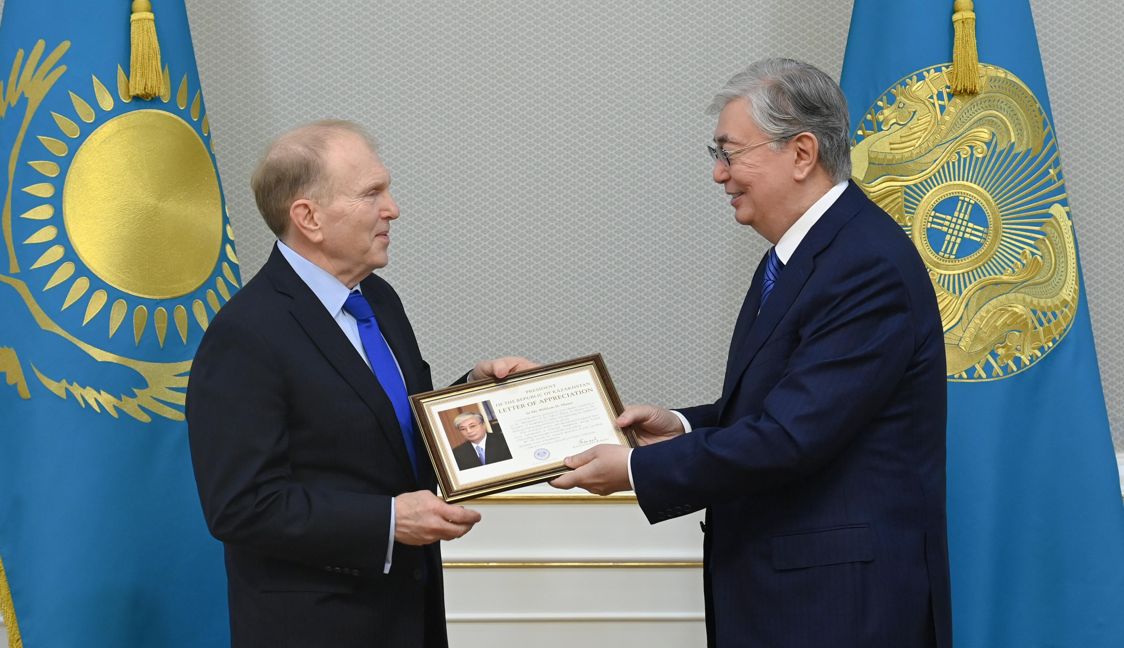 Президент Казахстана принял посла США