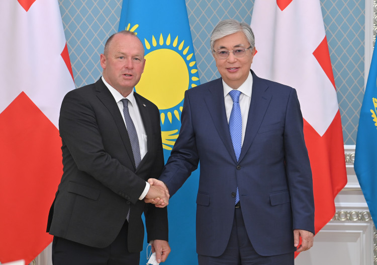Токаев принял председателя Национального совета Швейцарии