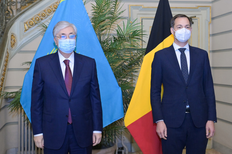 Токаев провел переговоры с премьером Бельгии и президентом Европейского совета