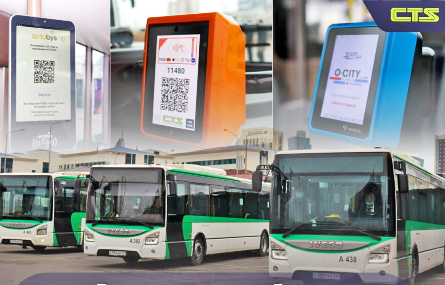 Жители столицы могут оплачивать проезд в автобусах банковскими картами