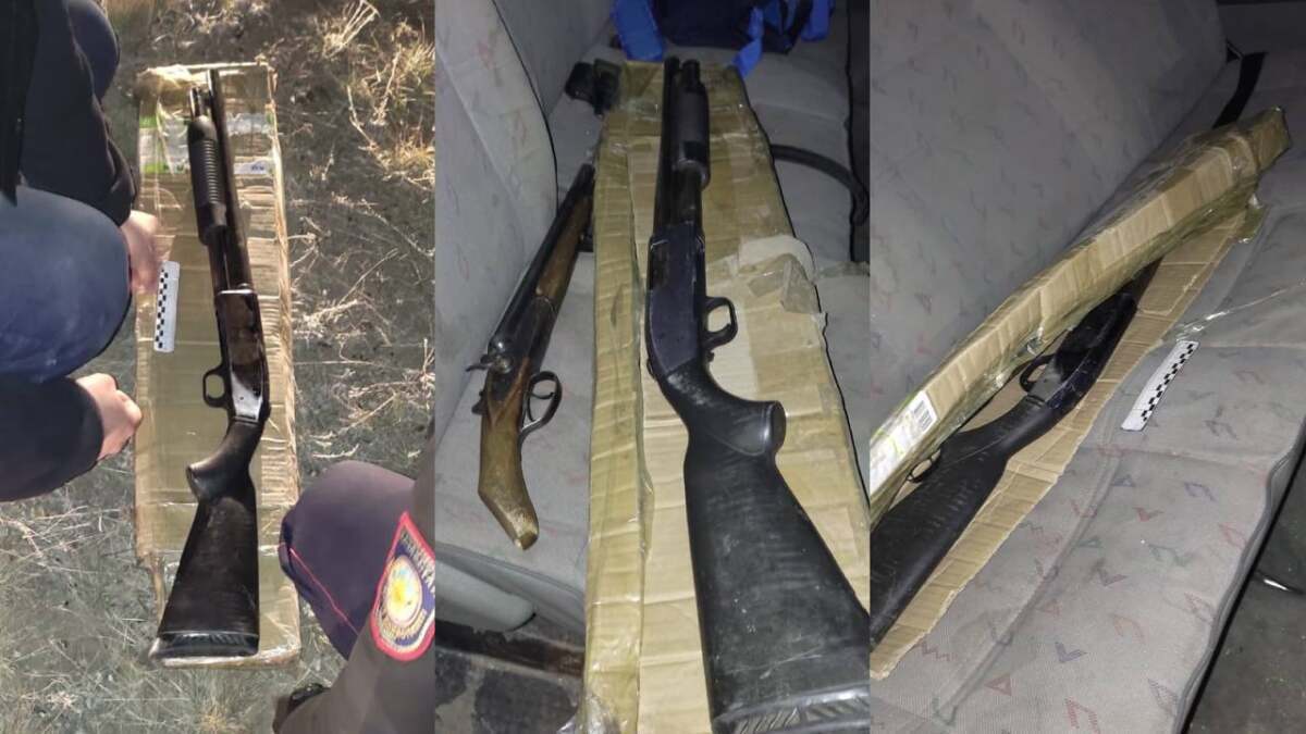 В Караганде у нарушителя ПДД обнаружен арсенал оружия