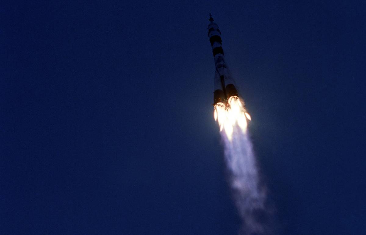 С космодрома в Гвиане стартовала ракета-носитель "Союз-СТ"