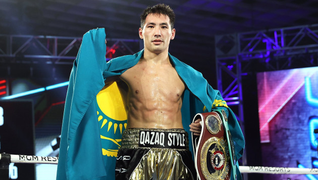 Казахстанский боксер успешно защитил титул чемпиона WBO Global